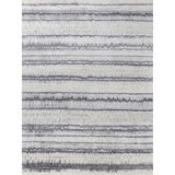 Handmade Silk and Wool Striped Area Rug