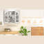 Armoire de rangement murale en bois rustique
