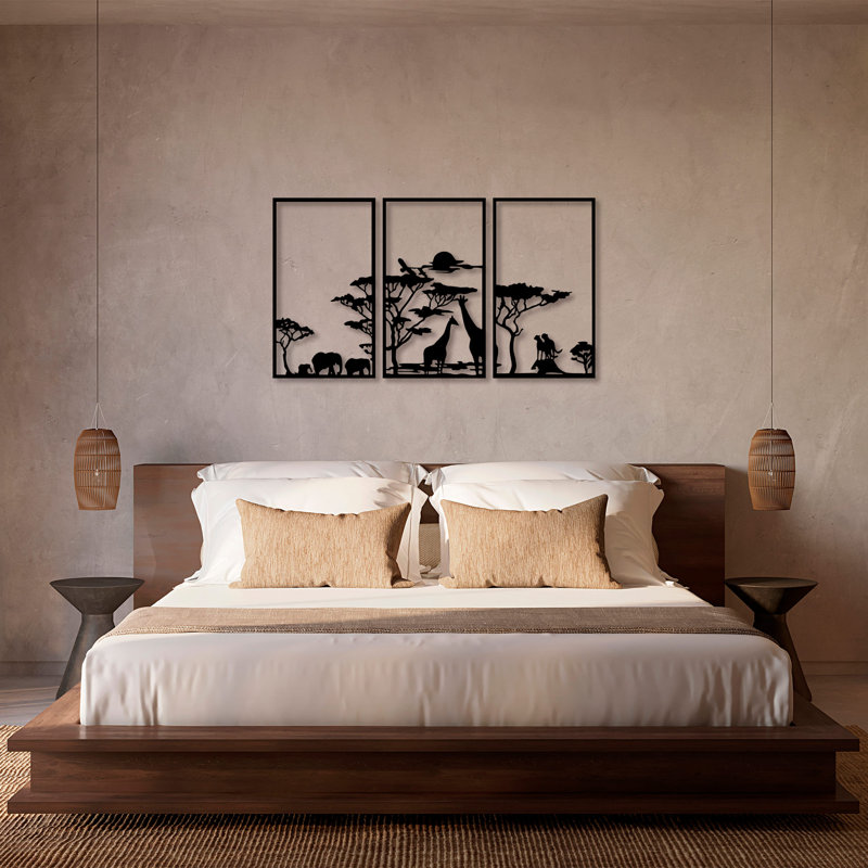 Ensemble de 3 décorations murales