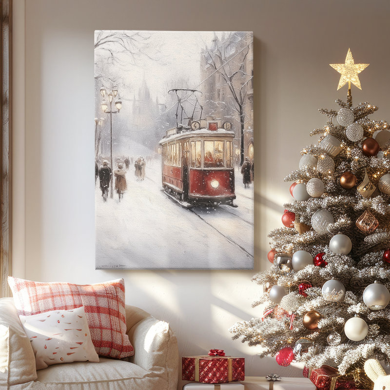 Toile tendue Frostlit Dawn, H 18 po x l 12 po