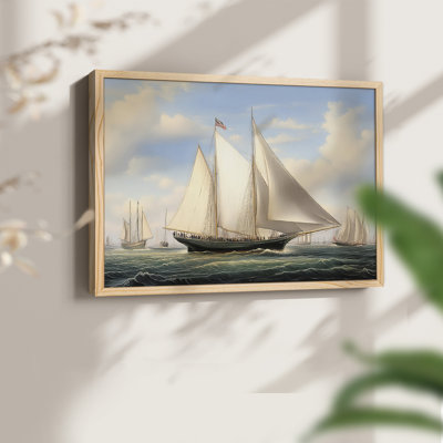 Série nautique-CXV - reproduction encadrée - réarmable
