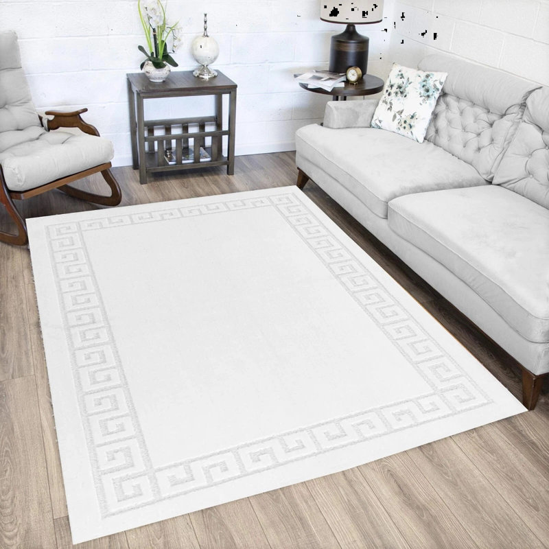 Striped Area Rug, Rectangle 160 x 230 cm