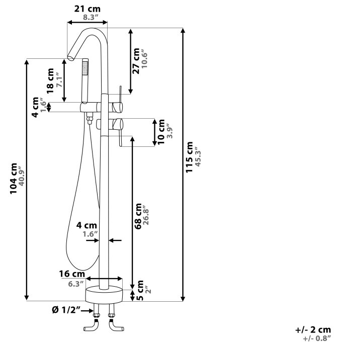 1 Handle Shower Panels And Towers Bath Filler