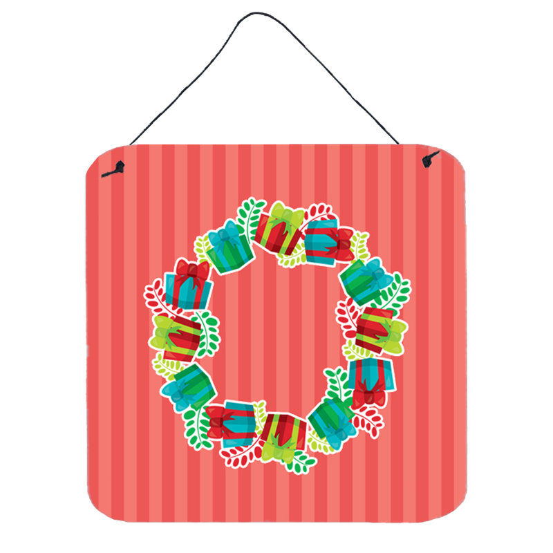 Couronne de Noël Aluminium enseigne