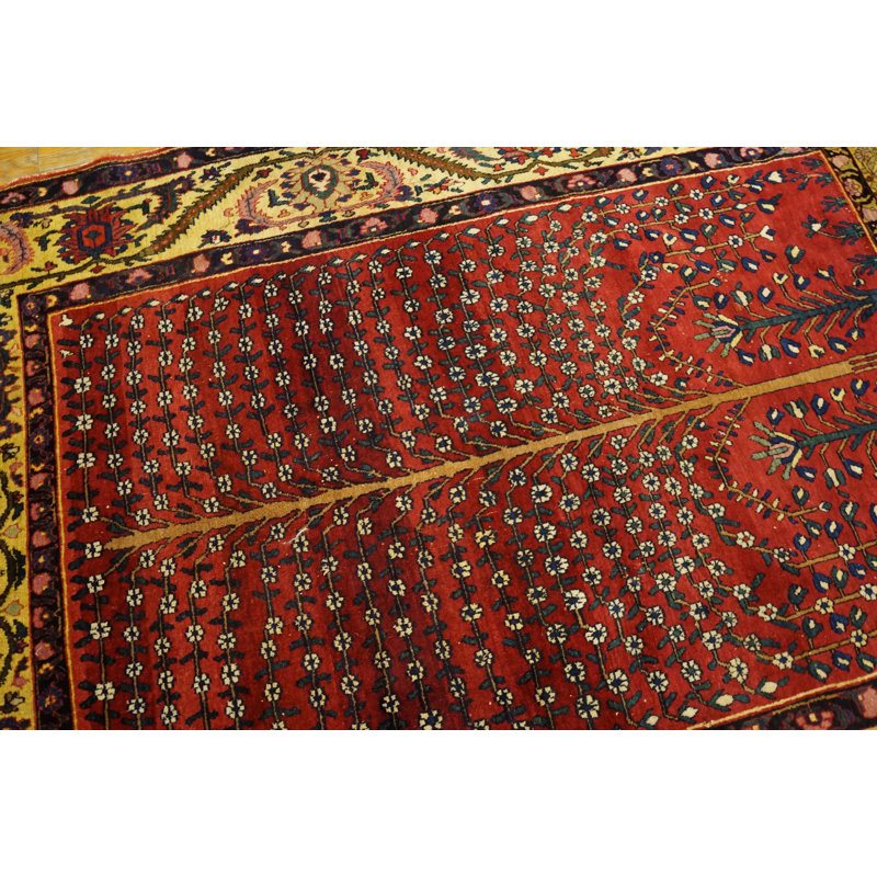 Hand Knotted Wool Geometric Area Rug