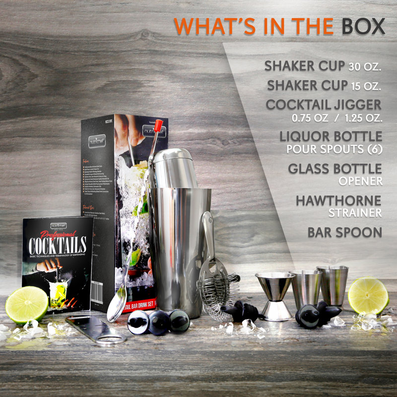 Ensemble d'outils de bar à cocktail Derik Mixology