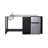 72" Wide Barrier-Free All-In-One Kitchenette, ADA-Compliant