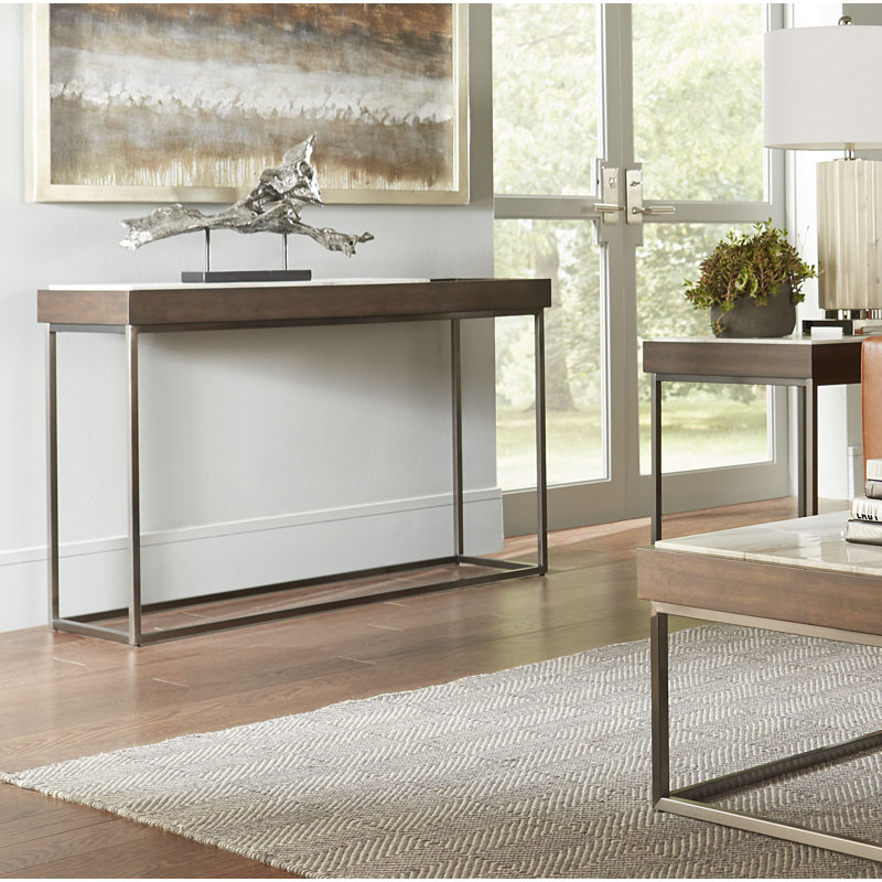 Cheri 48'' Stone Top Console Table