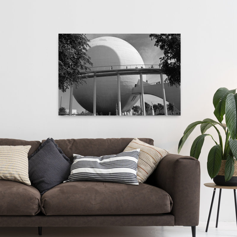 «1930 Perisphère 1939 New York World's Fair Classic Modern Retro Architecture City Art mural, H 32 po x l 48 po