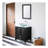 Leftbank 24.8" Single Bathroom Vanity with Mirror-1010452446