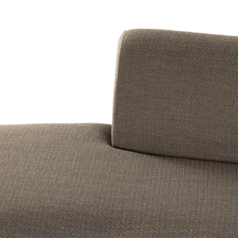 Sanda 105.5" Wide Sofa & Chaise, Left Hand Facing, Gibson Mink Polyester Blend