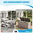 280 Gallon Large Outdoor Resin Deck Box, Waterproof Storage Box with Gas Struts, Lockable Lid, and Spacious Storage for Patio Cushions, Garden Tools-137974917