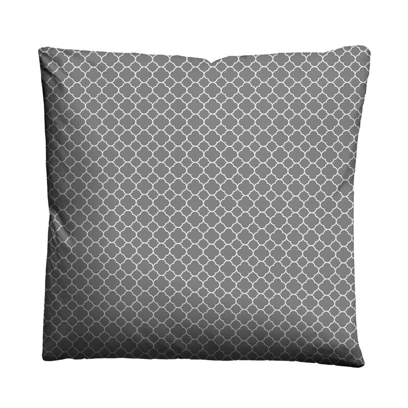 100% Cotton 80 TC Reversible Duvet Cover Set, Storm Grey, 155 x 200cm - 1 pillow 80 x 80cm