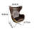 Harare Faux Leather Swivel Armchair