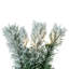 One Allium Way® 36" Flocked Utica Fir Artificial Wreath with 100 Warm White LED Mini Lights-95730760