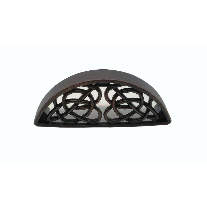 Poignée coquille 3 13/16 po Celtic Style, Or luxueux