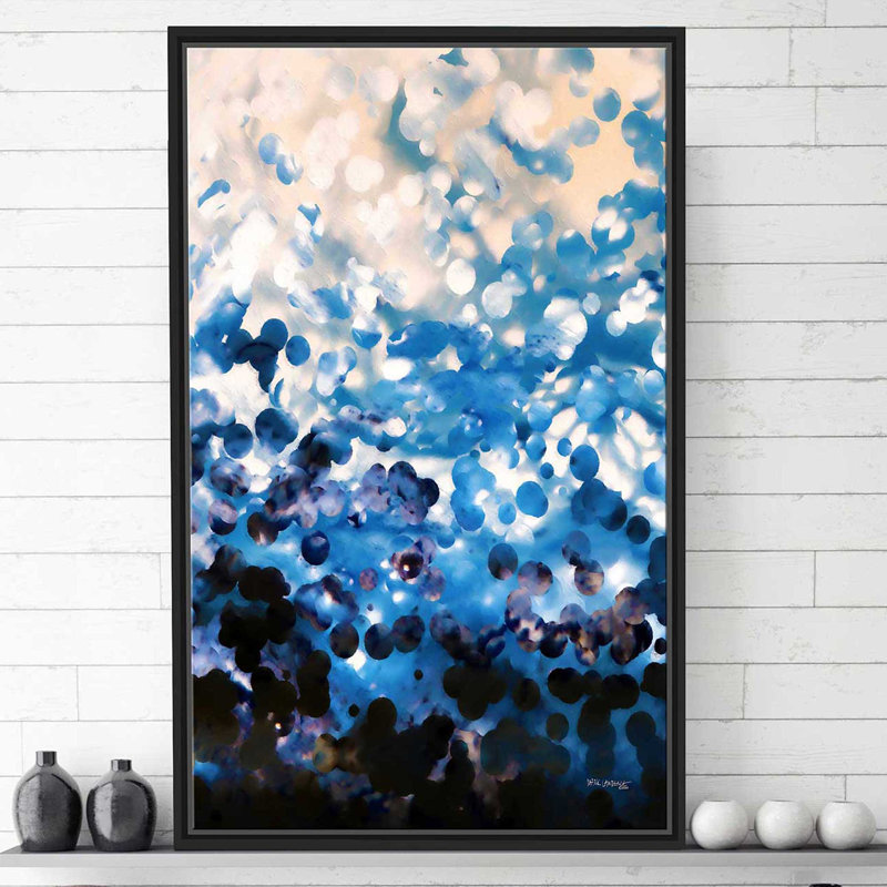 " Luke 8:50 Be Made Whole " by Mark Lawrence, Black Floater Frame, 63.5" H x 39.5" W x 2" D