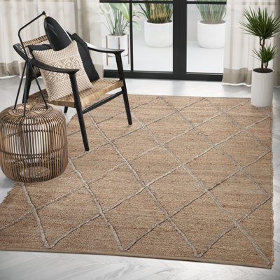 Tapis en fibre naturelle Tiffiny Castilloux JUT150A