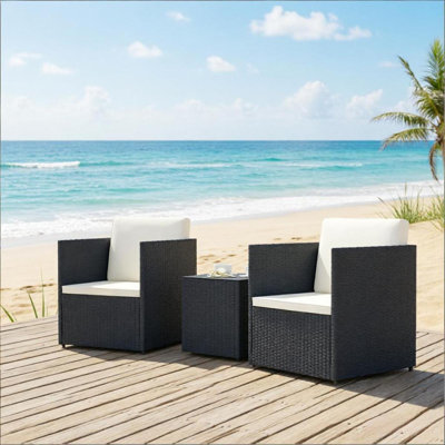 Outdoor Furniture Set,3 Piece Porch Furniture Set, Folding Bistro Furniture Set