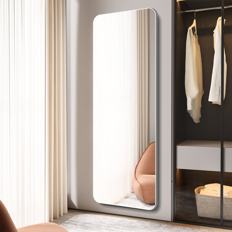 60"x15" Full Length Frameless Mirror for Wall, Bedroom, Bathroom, Living Room – Selfie Mirror, 60" x 15"