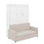 Grand lit escamotable avec coussin-541195480