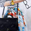 «Fashionable Woman with Glasses - Orange encadré»