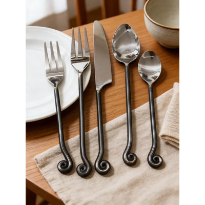 Stainless Steel Flatware Set, Service For 2 (5-Piece Place Setting) | Collectible Musical Gift For Home, Restaurant, Or Holiday Dining