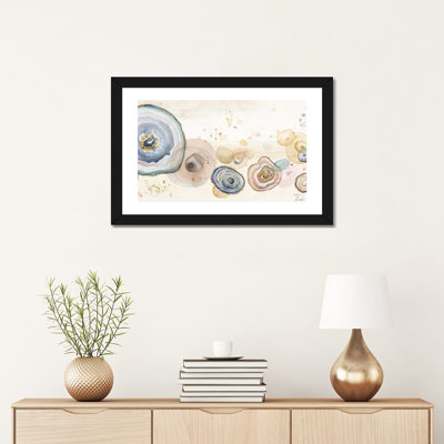 " Agates Flying Watercolor " Watercolor Painting