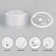 Plug in Pendant Light, 15FT White Cord Hanging Lights with Plug in Cord, Hanging Light