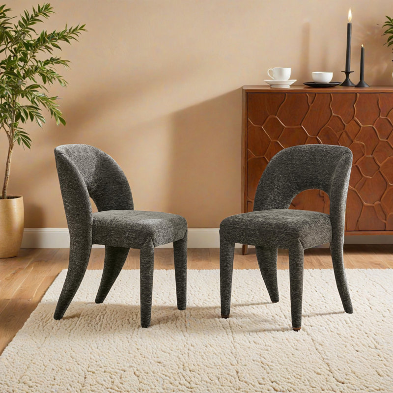 Chaises de salle à manger, Gris, Gris
