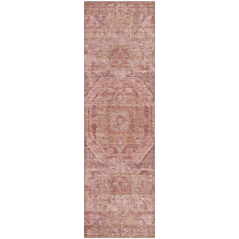 Premium Machine Washable Lubbers AMF1743 Global Rug, Runner 2'3" x 7'6"