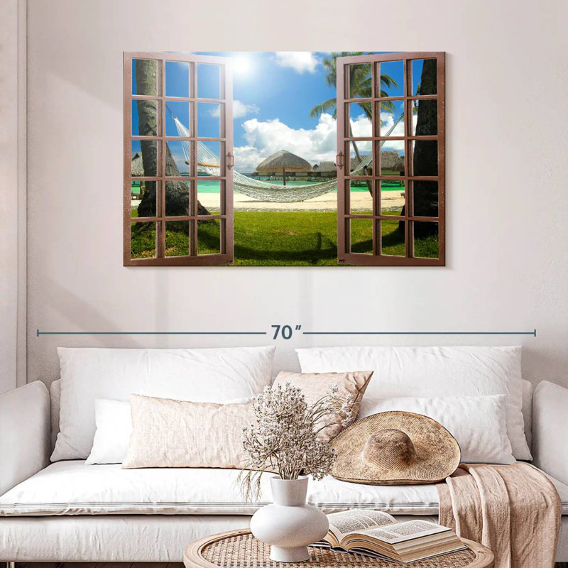 Gillard Hammock Window View, 30" H x 45" W