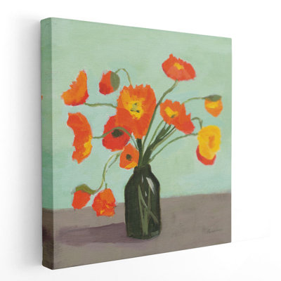 Orange Poppies - reproduction d'art sur toile