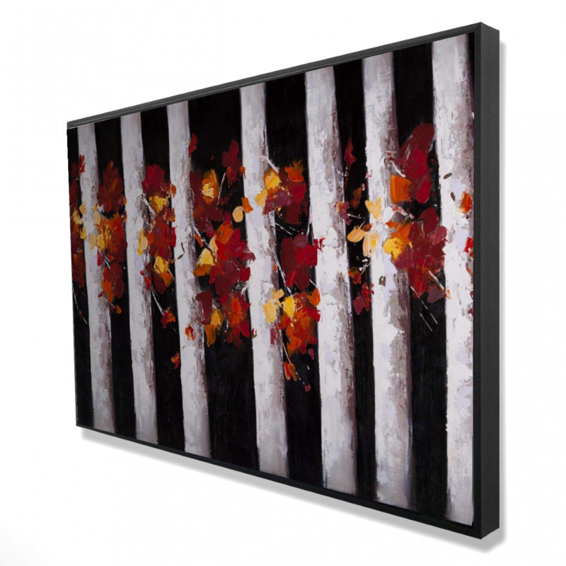 " Trees And Fall Leaves "