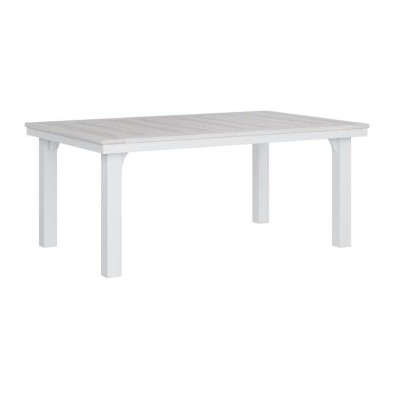 Berlin Gardens Homestead Rectangular Dining Table, Seashell