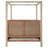 Flores Weathered Mango Canopy Bed