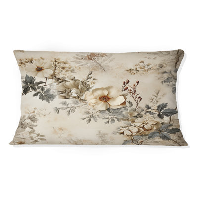 Floral Throw Pillow