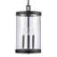 Luminaire suspendu à 3 lumières de 10,25 po Mendoza - nickel poli-653969827-653969824-653969829