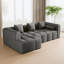 Canapé modulaire en chenille 101,2 po-302965610