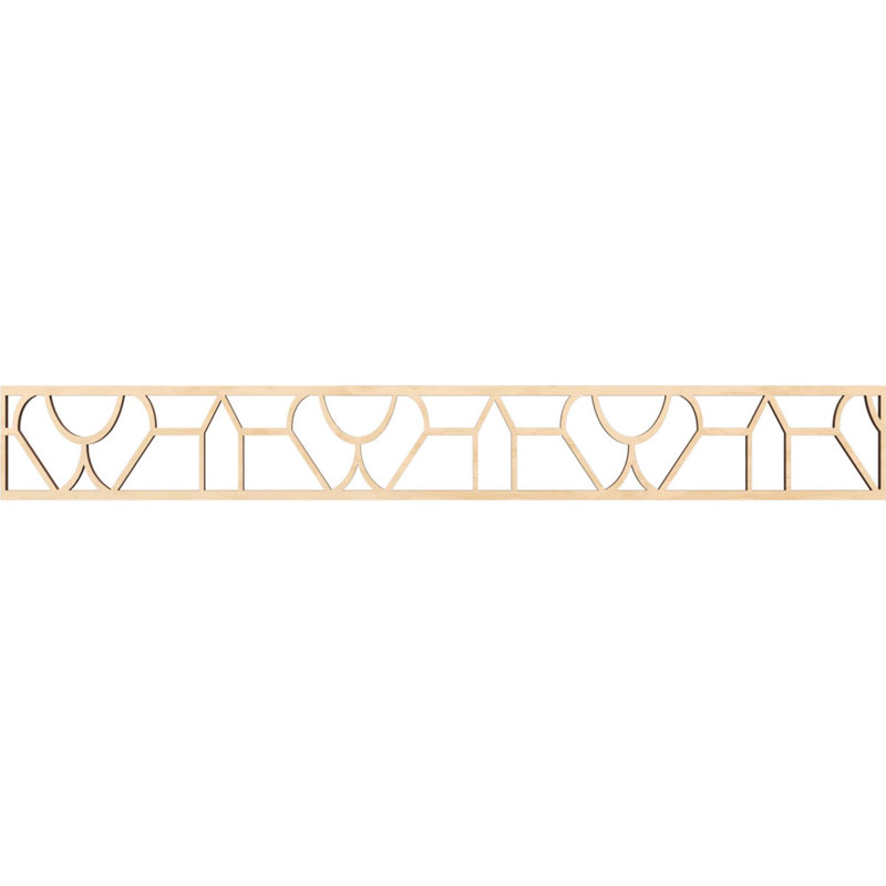 Moulure Whitechapel, bouleau l 46 1/4 po x H 6 po x T 3/8 po, H 6 po x l 46,5 po x P 0,375 po, Bouleau