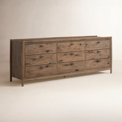 Cayenne 85" Oak Double Dresser