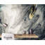 Papier peint amovible tourbillons de marbre foncé océan foncé-653678542