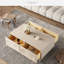 Table basse élégante avec rangement spacieux