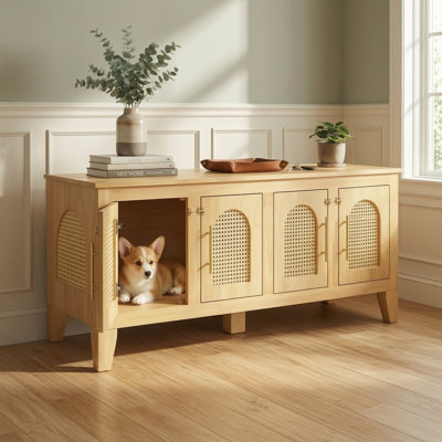 Furniture Style Crate With 4 Doors