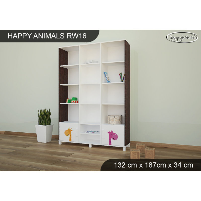 187cm H X 132cm W Kids Bookcase, Wenge Chestnut