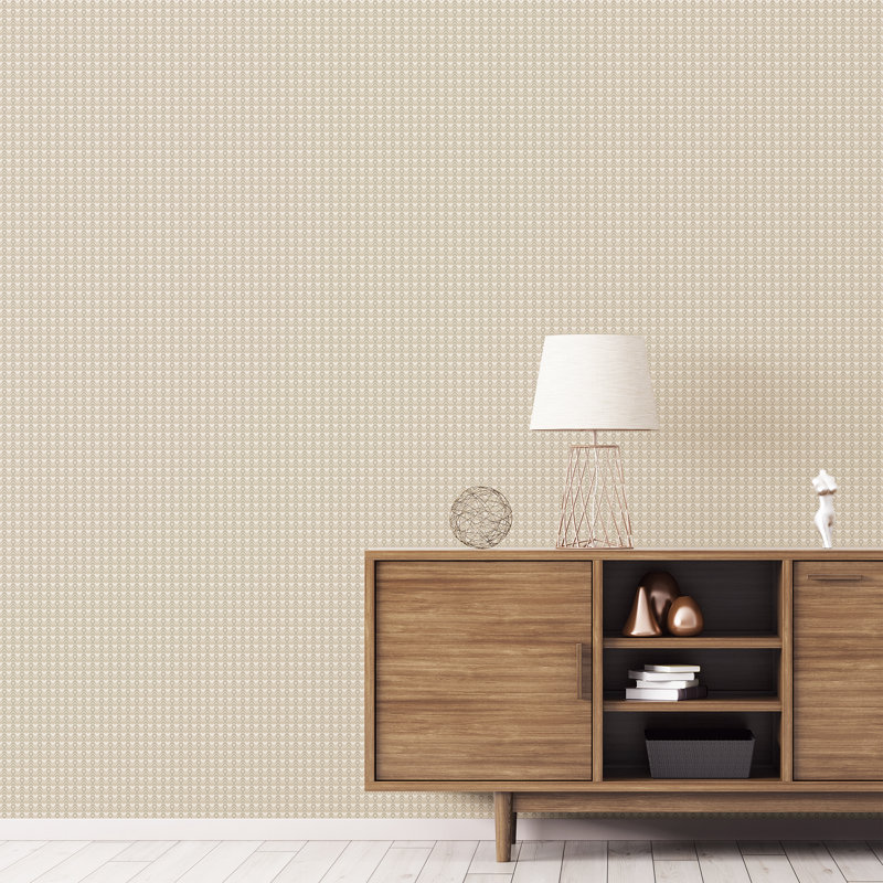 Alamosa 10m x 53cm Matte Wallpaper Roll, Taupe/Beige
