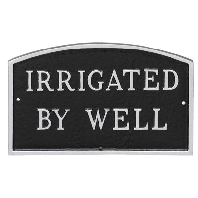Weather Resistant Metal Garden Plaque
