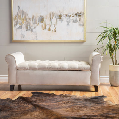 Banc de rangement à bras