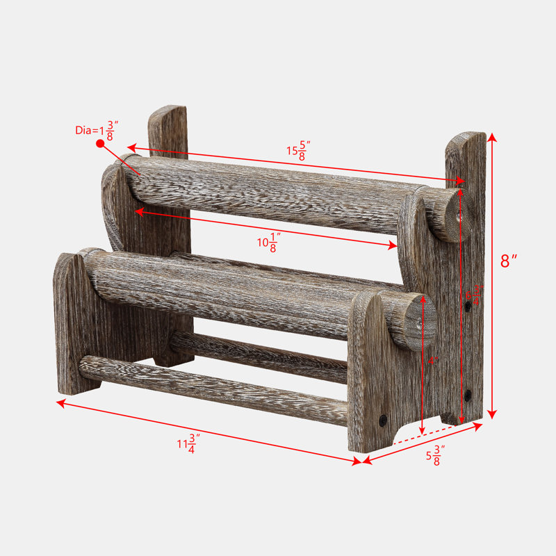 Support à bijoux en bois