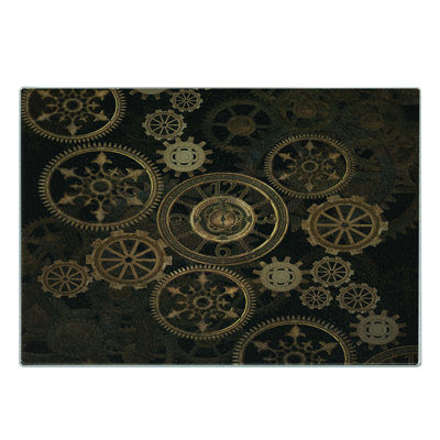 Planche à découper en verre trempé Ambesonne